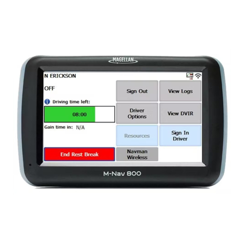 Magellan 800 User manual