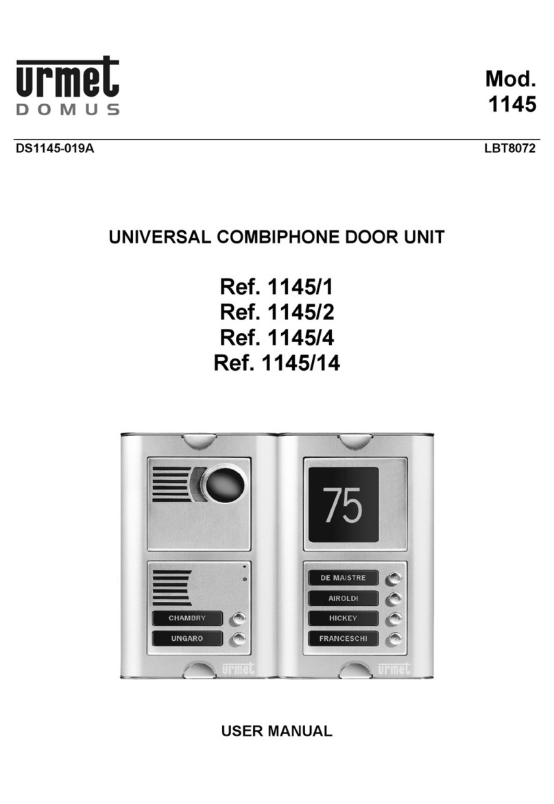urmet domus 1145/1 User manual