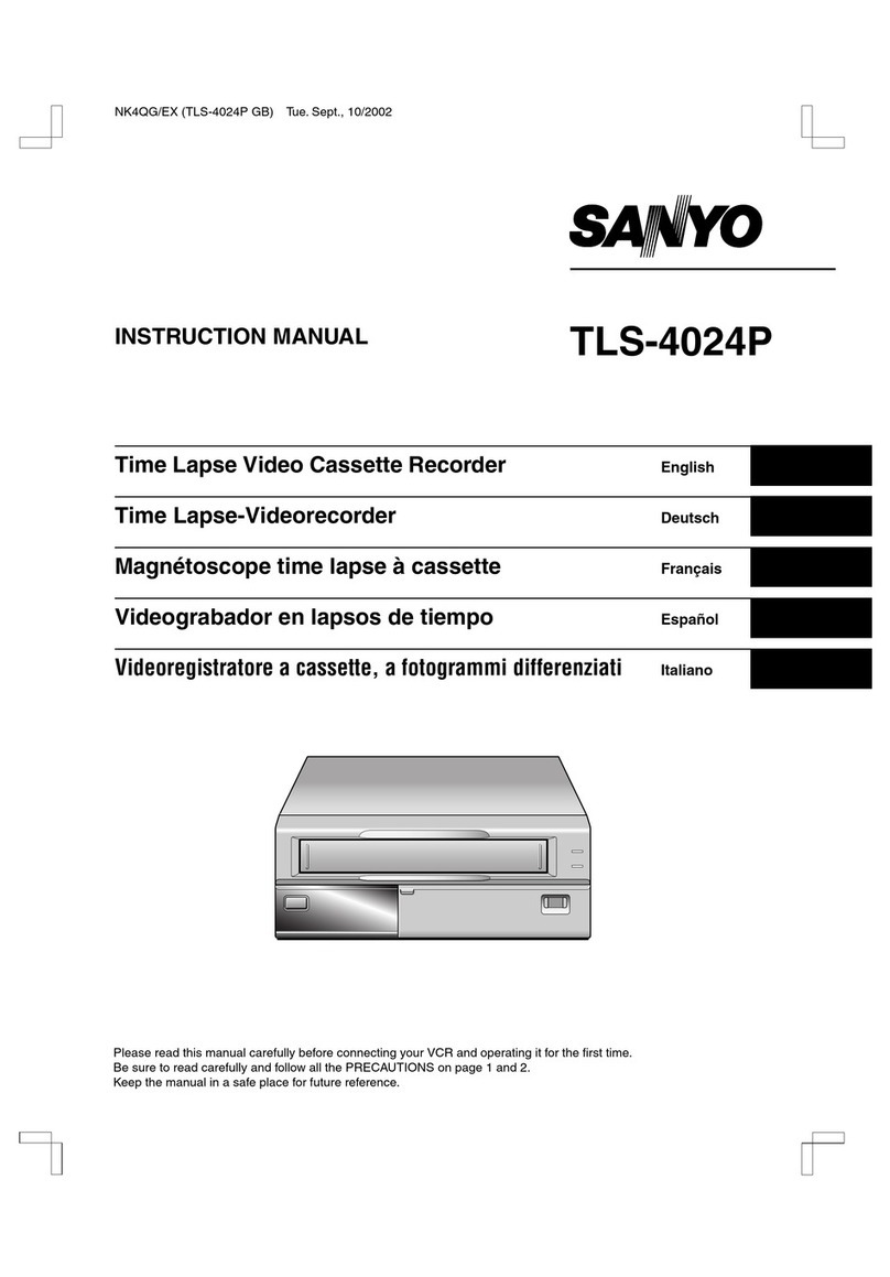 Sanyo TSL-4024P User manual
