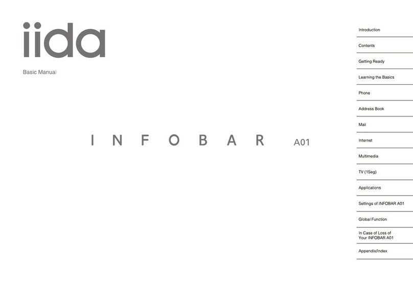 IIDA INFOBAR A01 Installation guide