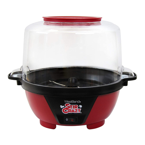 West Bend STIR CRAZY 82505 instruction manual