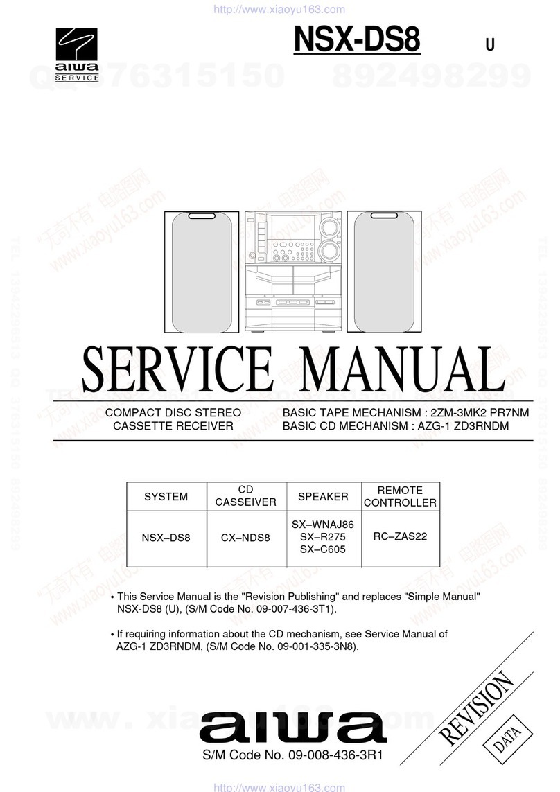 Aiwa NSX-DS8 Service manual