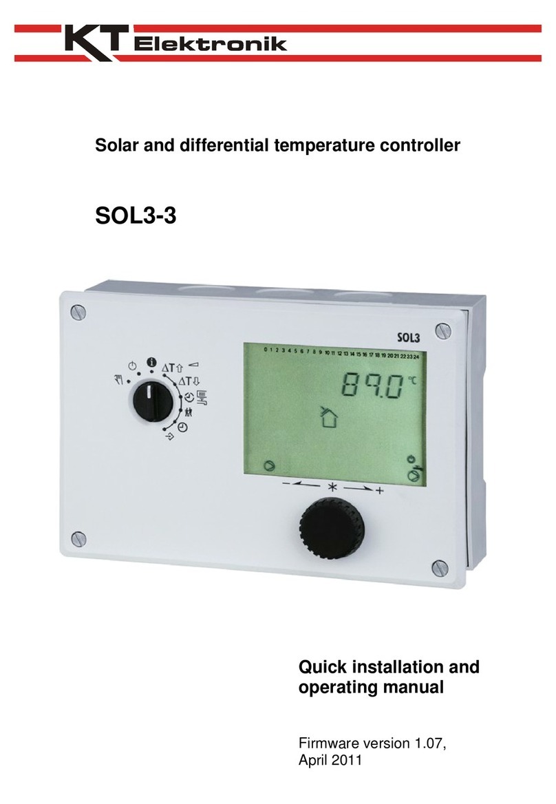 KT-Elektronik SOL3-3 Quick installation and operating manual