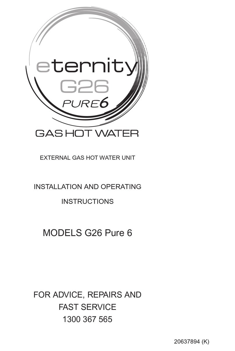 ETERNITY G26 Installation and operating instruction ETERNITY G26 Installation and operating instruction