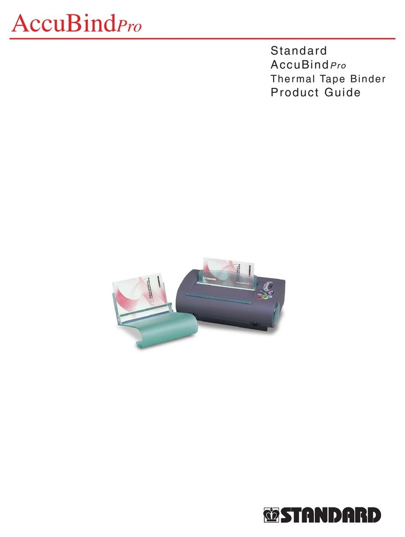 Standard AccuBind Pro User manual