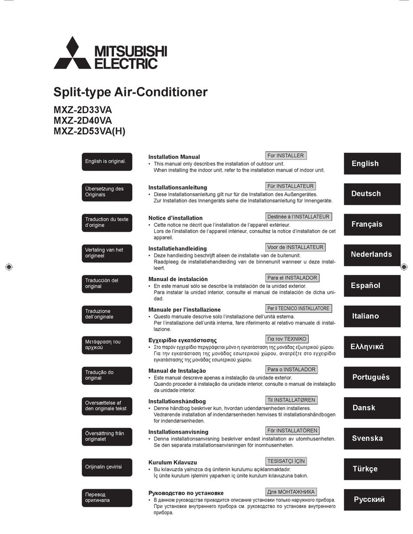 Mitsubishi MXZ-2D53VAH User manual