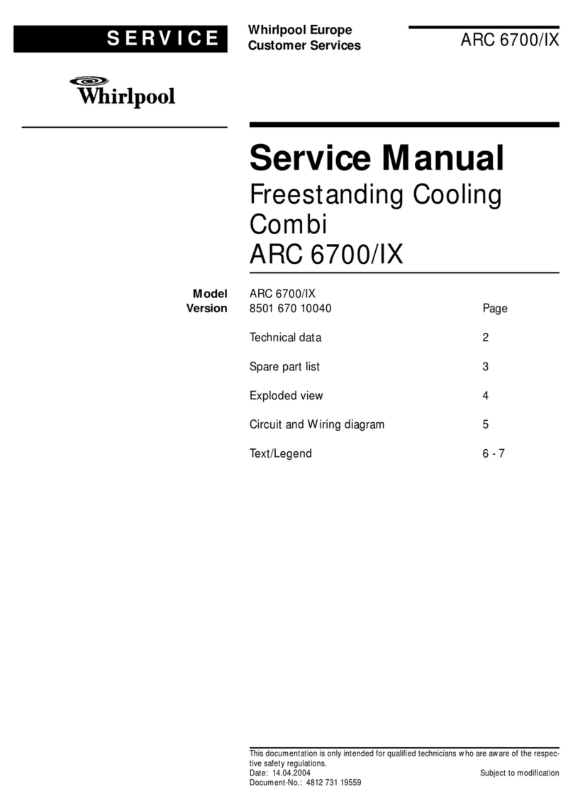 Whirlpool ARC 6700/IX User manual Whirlpool ARC 6700/IX User manual