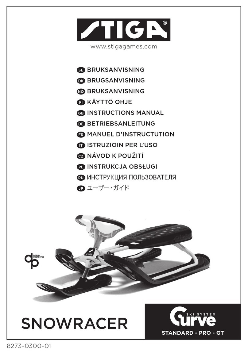 Stiga Curve Standart instruction manual