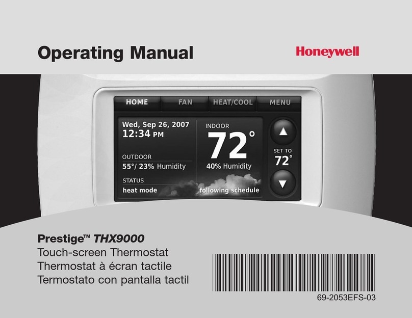 Honeywell THX9000 Prestige HD operating manual