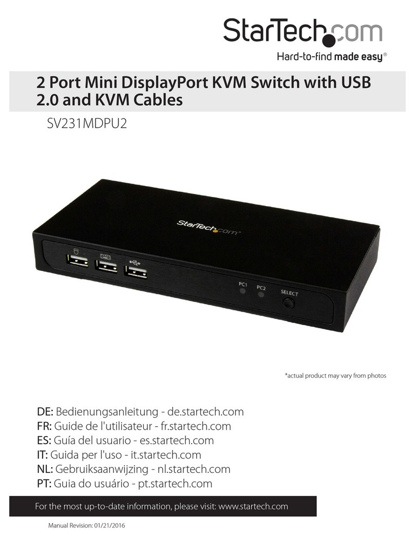 StarTech.com SV231MDPU2 User manual StarTech.com SV231MDPU2 User manual