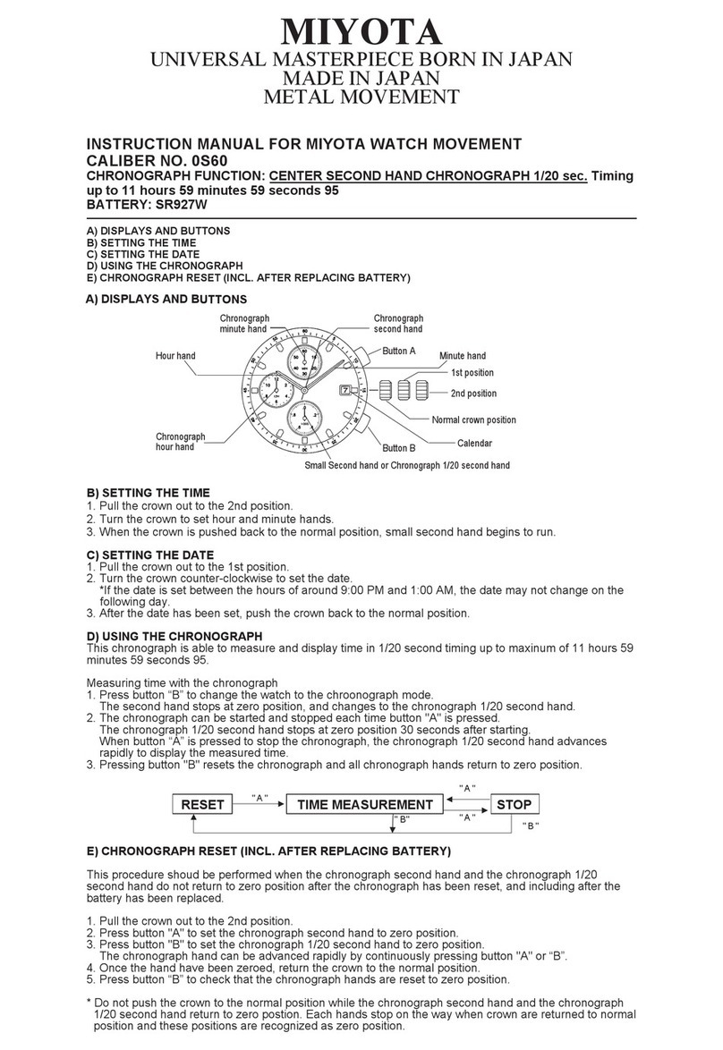 Citizen 0S60 User manual Citizen 0S60 User manual