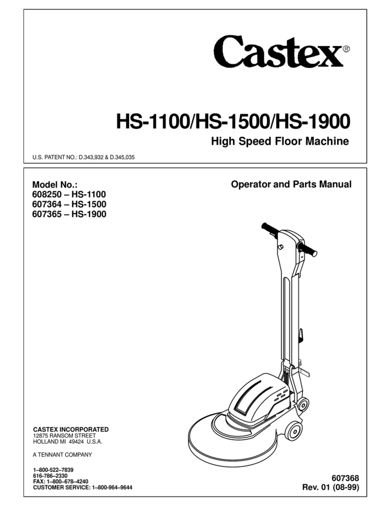 Castex HS-1100 Product manual Castex HS-1100 Product manual