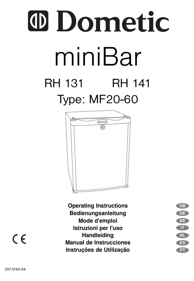 Dometic RH 131 User manual