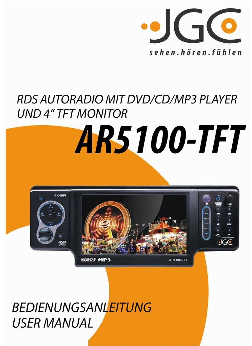 JGC AR5100-TFT user manual