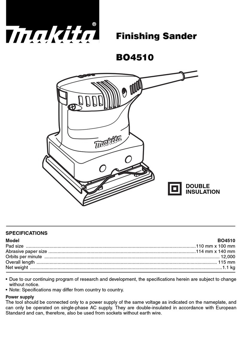 Makita BO4510 User manual Makita BO4510 User manual