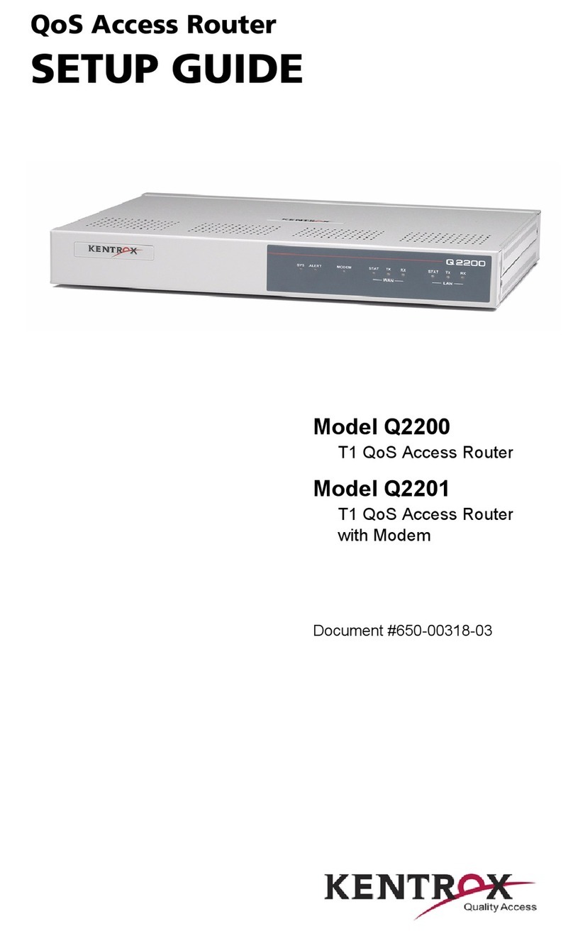 Kentrox q2200 Setup guide