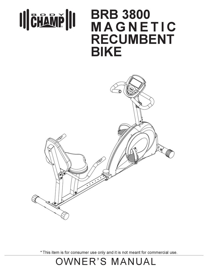 Body Champ BRB 3800 owner's manual