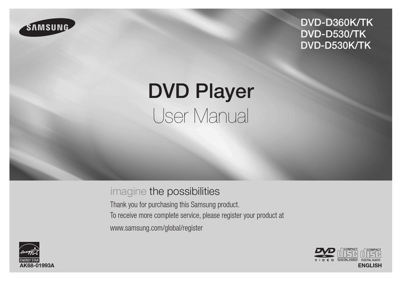 Samsung DVD-D360K user manual