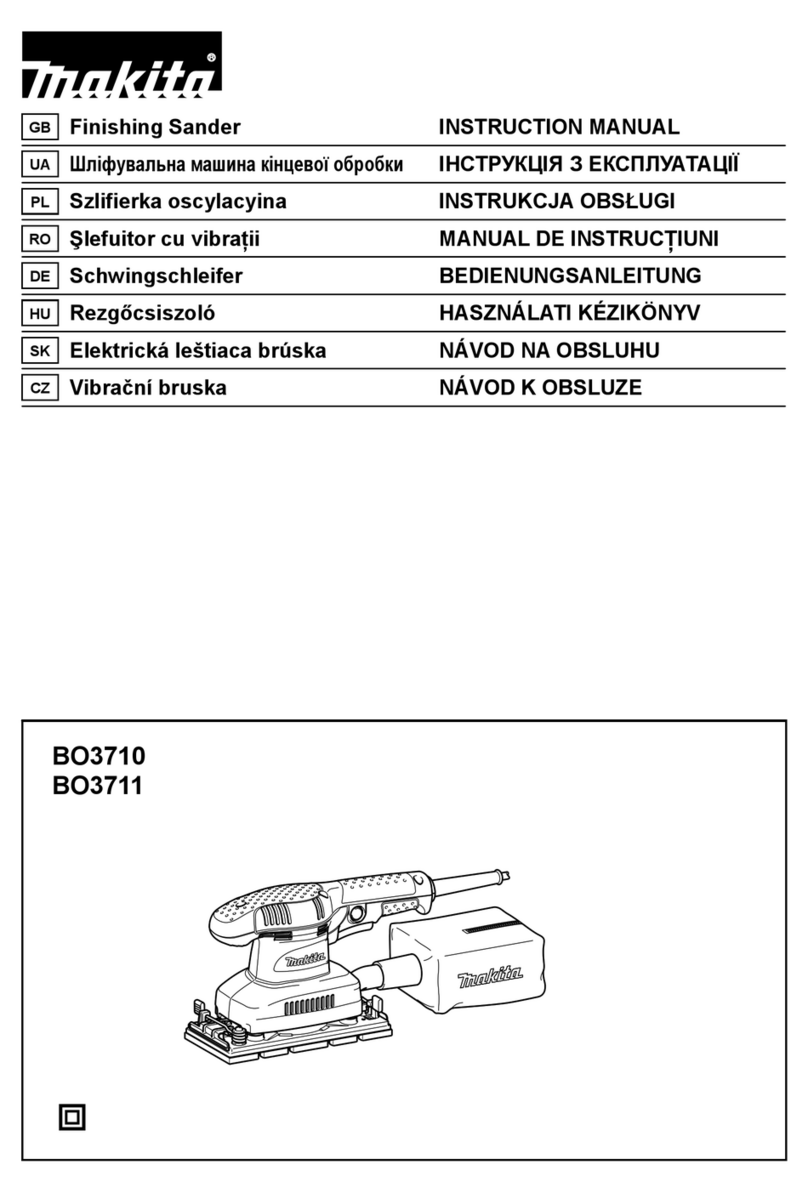 Makita BO3710 User manual Makita BO3710 User manual