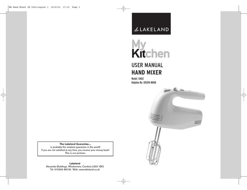 Lakeland MyKitchen 13652 User manual