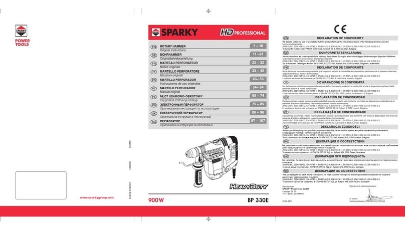 Sparky Group BP 330E Original instructions