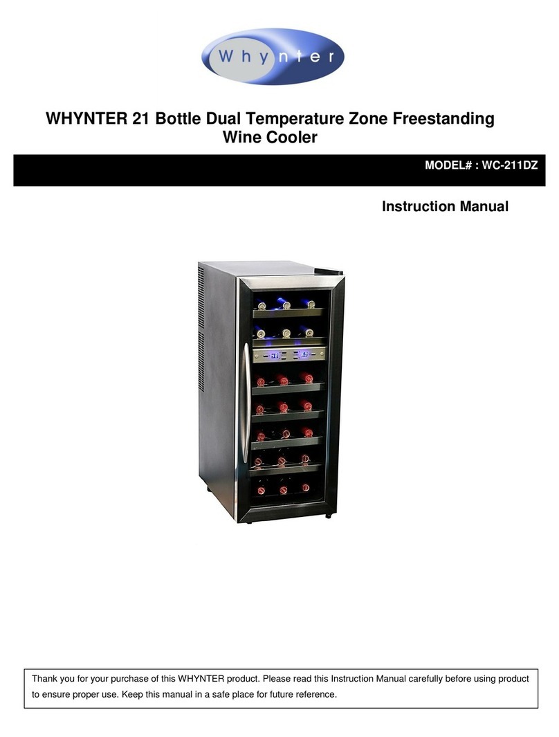 Whynter WC-211DZ User manual