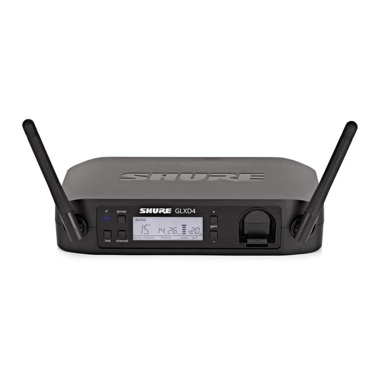Shure GLXD4 user manual