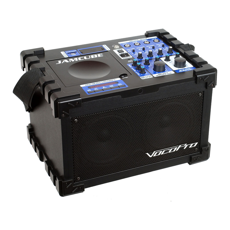 VocoPro JAMCUBE owner's manual
