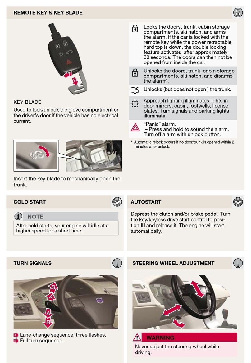 Volvo 2010 C70 User manual