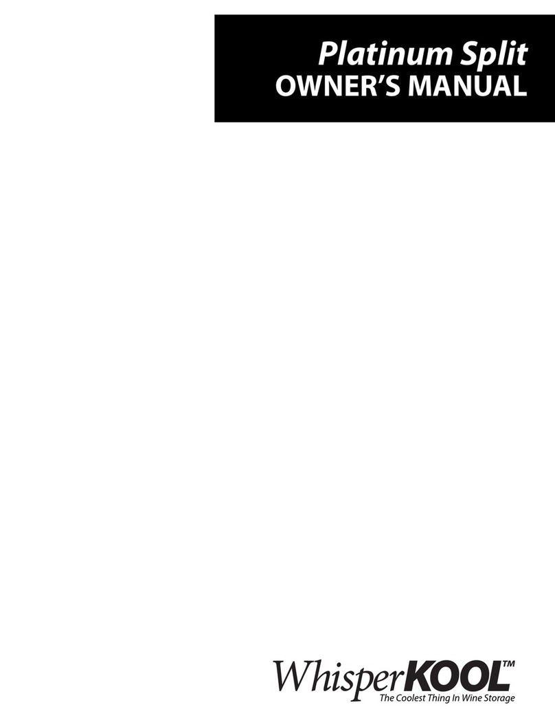 WHISPER KOOL Platinum Split owner's manual