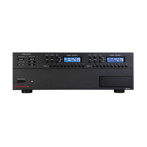 SpeakerCraft MZC-88 User manual