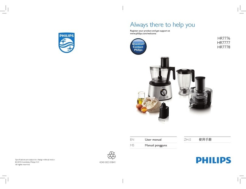 Philips HR7776 user manual