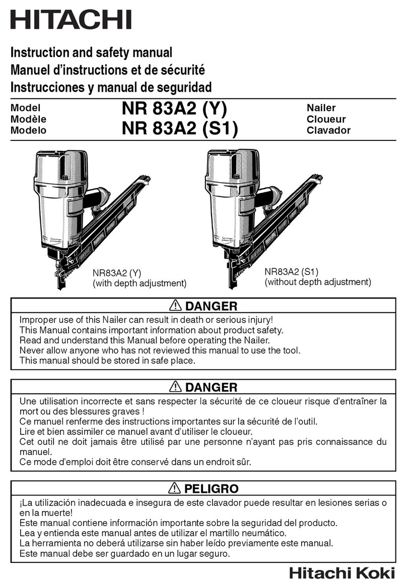 Hitachi NR 83A2 (Y) Instruction and safety manual