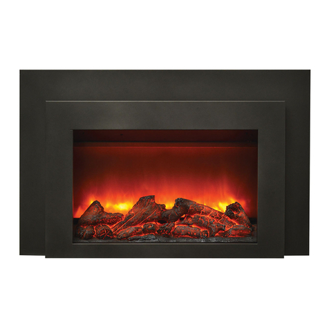 Sierra Flame INS-FM-30 Safety information and installation manual