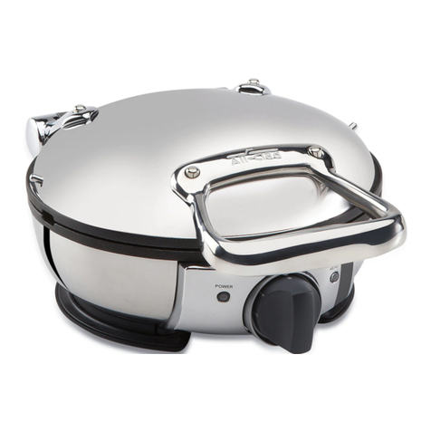 all-clad Classic Round Waffle Maker owner's guide