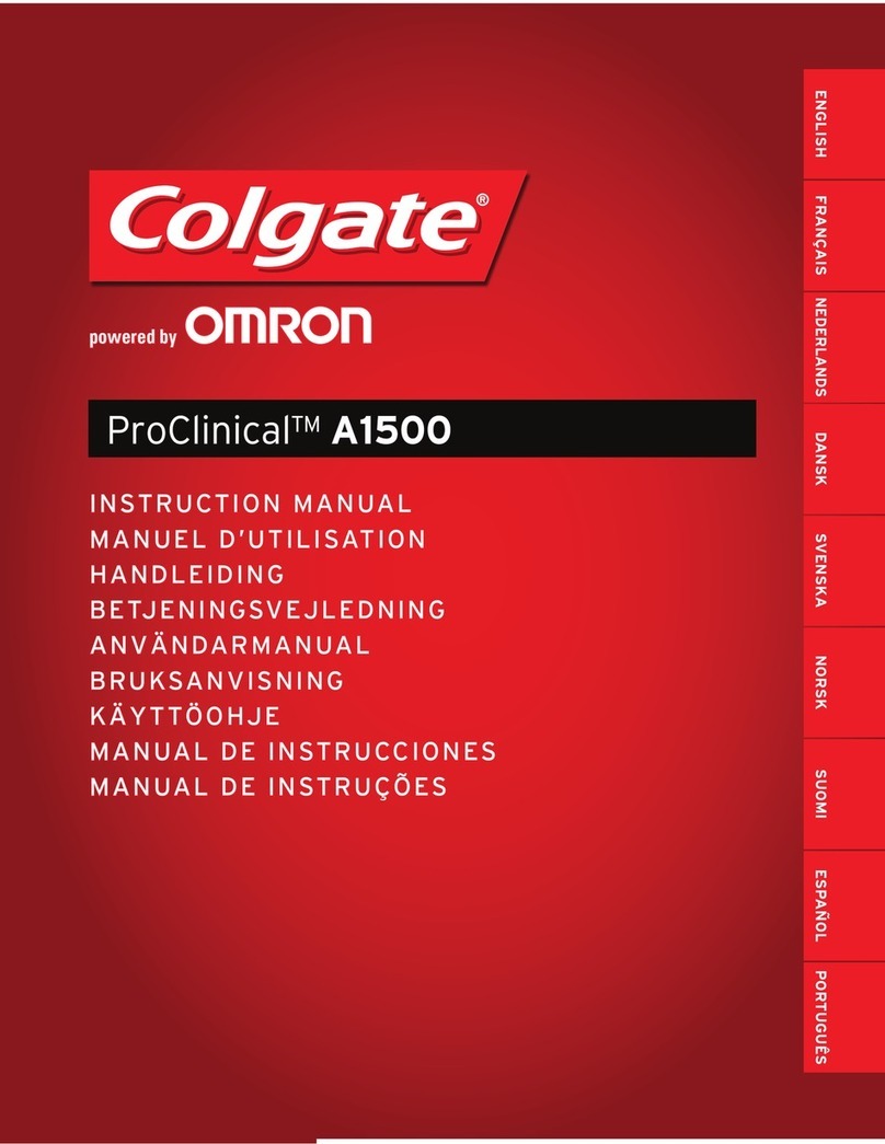 Colgate ProClinical A1500 instruction manual