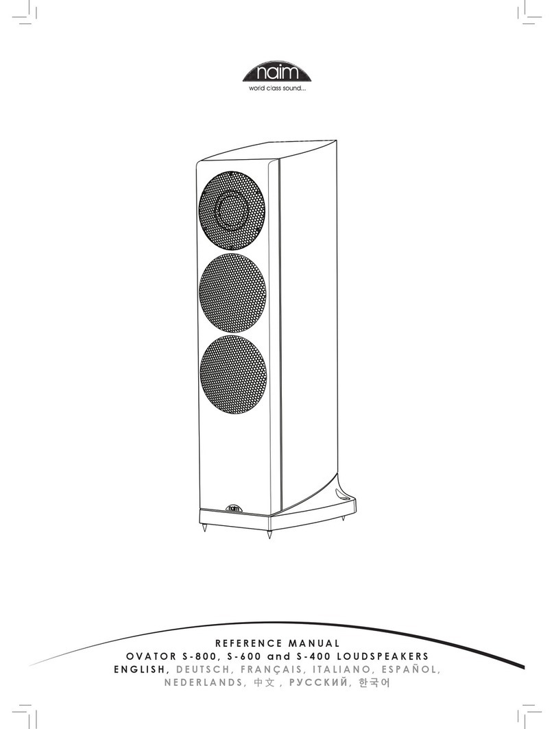 NAIM OVATOR S-800 Reference manual
