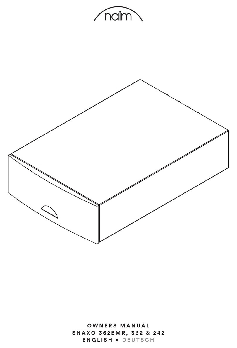NAIM SNAXO 362BMR owner's manual