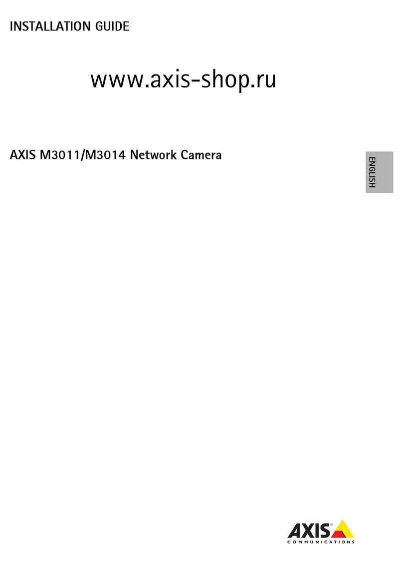 Axis M3011 installation guide