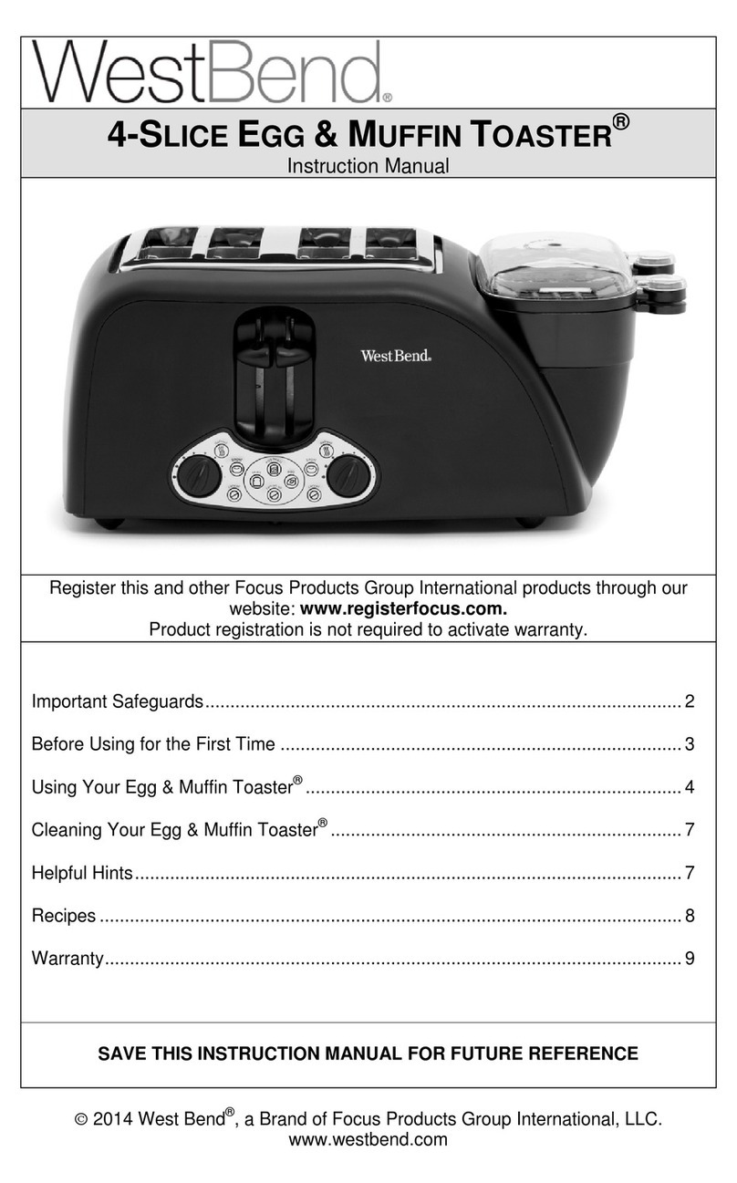 West Bend TEM4500W User manual