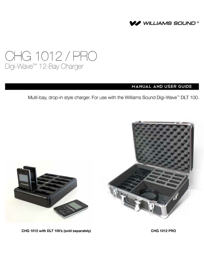 Williams Sound CHG 1012 Manual and user guide Williams Sound CHG 1012 Manual and user guide