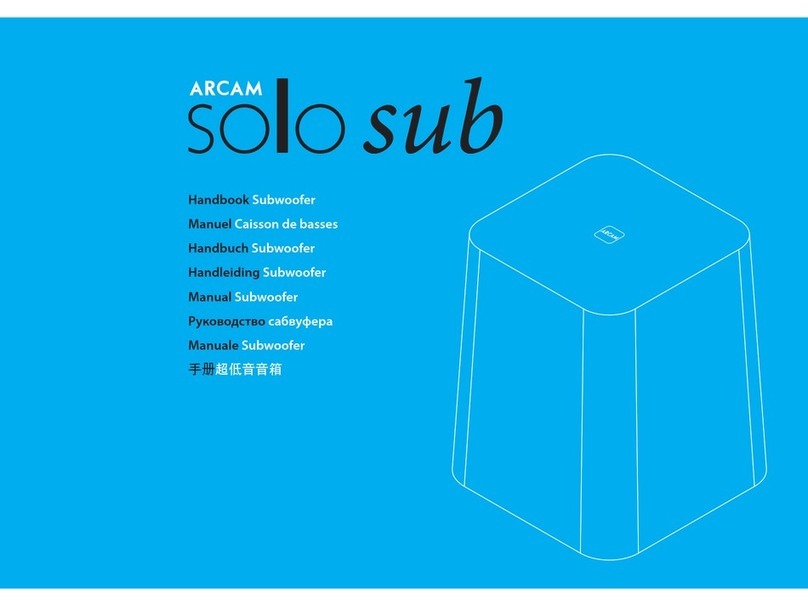 Arcam Solo sub Handbook