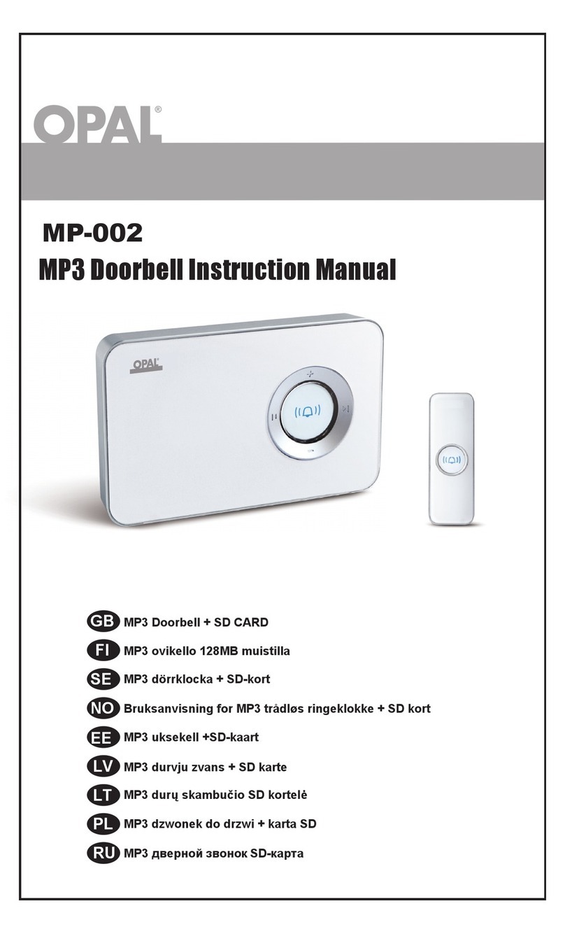 Opal MP-002 User manual
