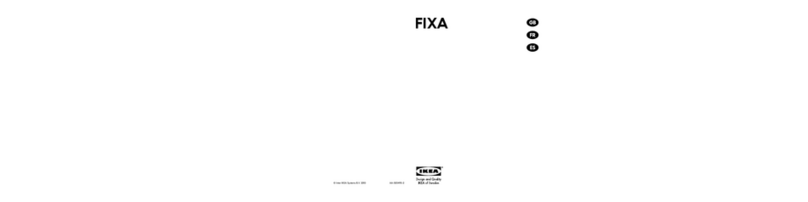IKEA FIXA User manual