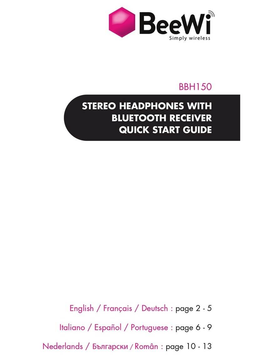 BeeWi BBH150 quick start guide