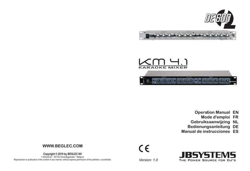 JB Systems DE 600 User manual JB Systems DE 600 User manual