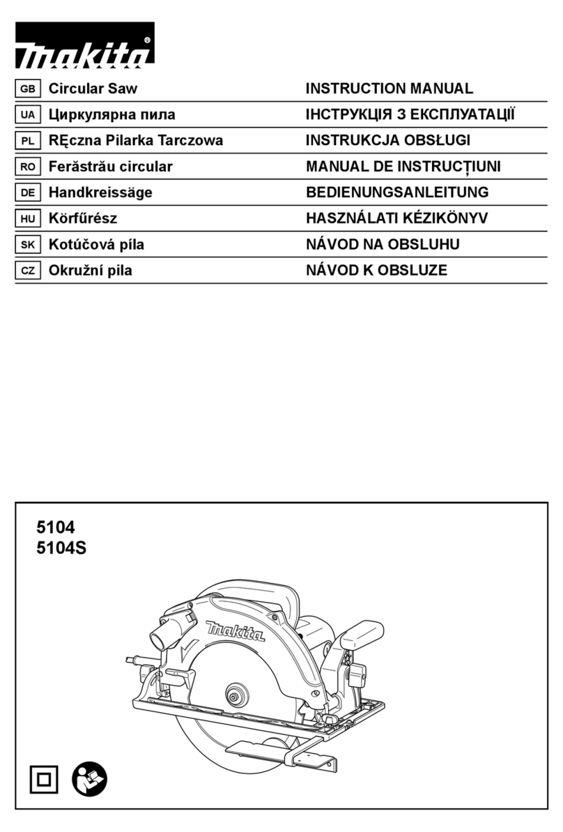 Makita 5104 instruction manual