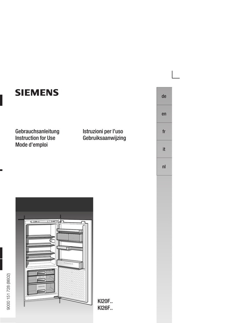 Siemens KI20F series User manual Siemens KI20F series User manual