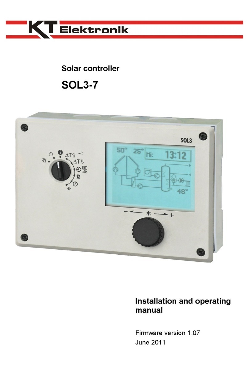 KT-Elektronik SOL3-7 Installation and operating manual
