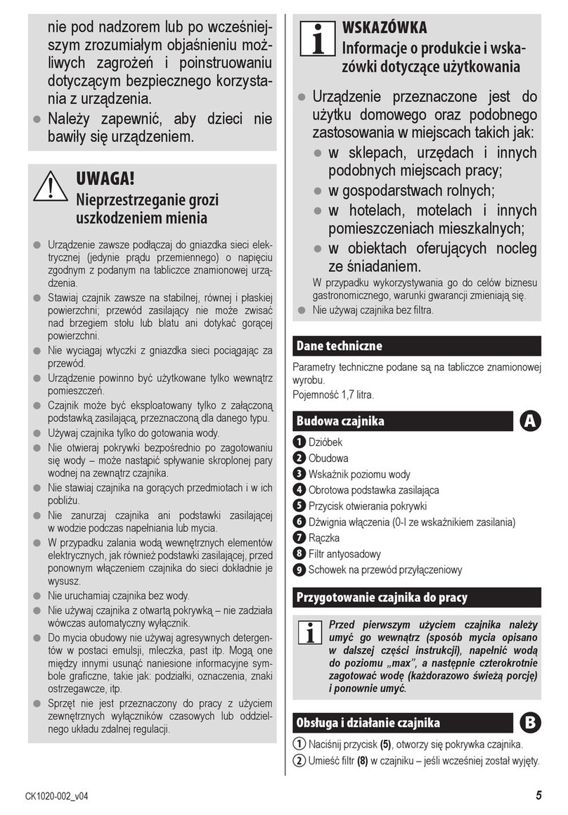Zelmer ck1020-002 User manual